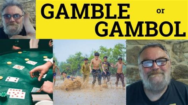 What is the opposite of gambol?