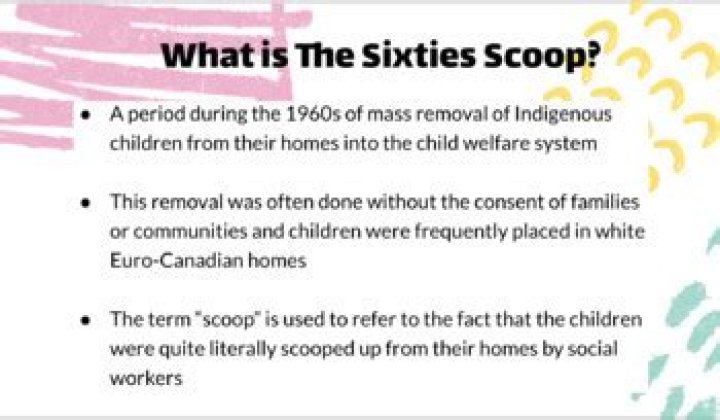 What is the sixties scoop settlement?