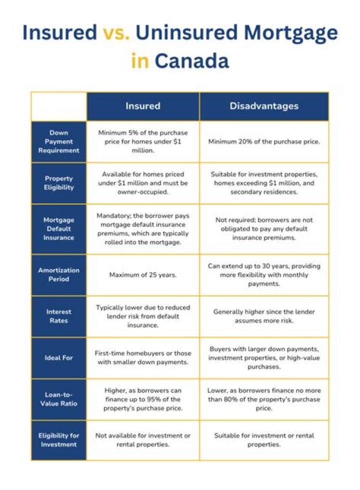 What is uninsured mortgage?