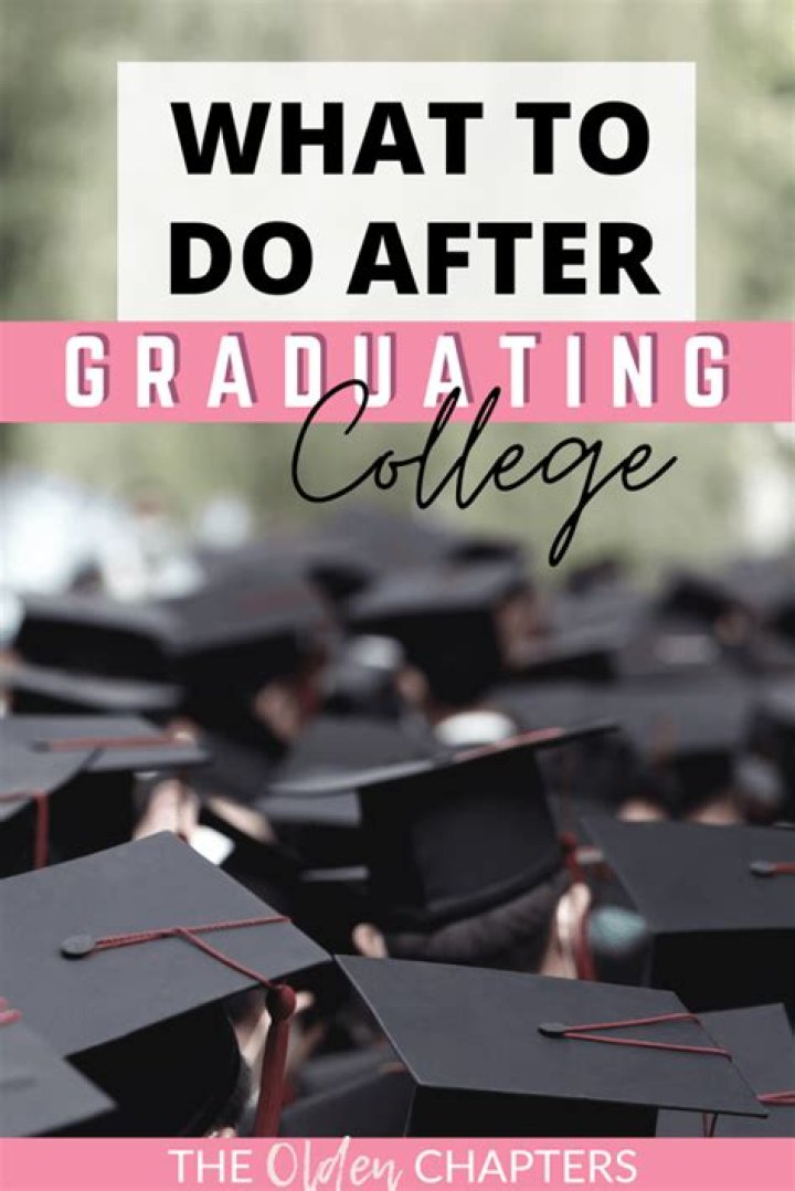 What to do after graduating college?