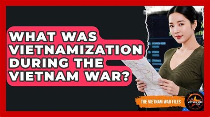 What was vietnamization quizlet?