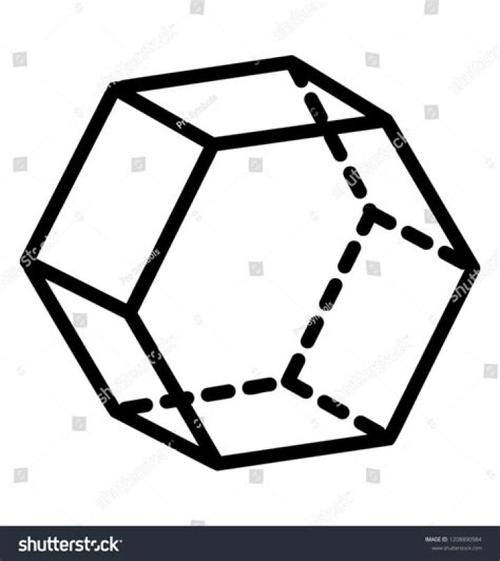 Whats a 3d hexagon called?