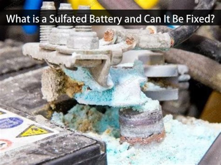 Whats a sulfated battery?