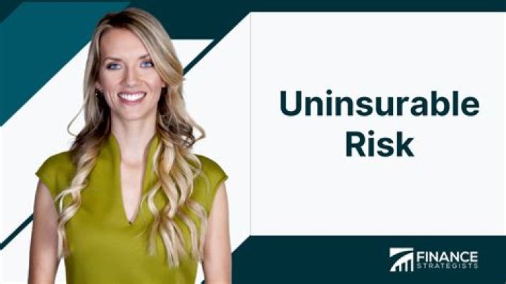 Whats the meaning of uninsurable?