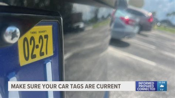 Whats the penalty for driving with expired tags?