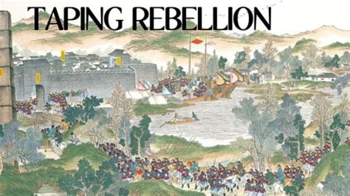 When and why did the taiping rebellion take place?