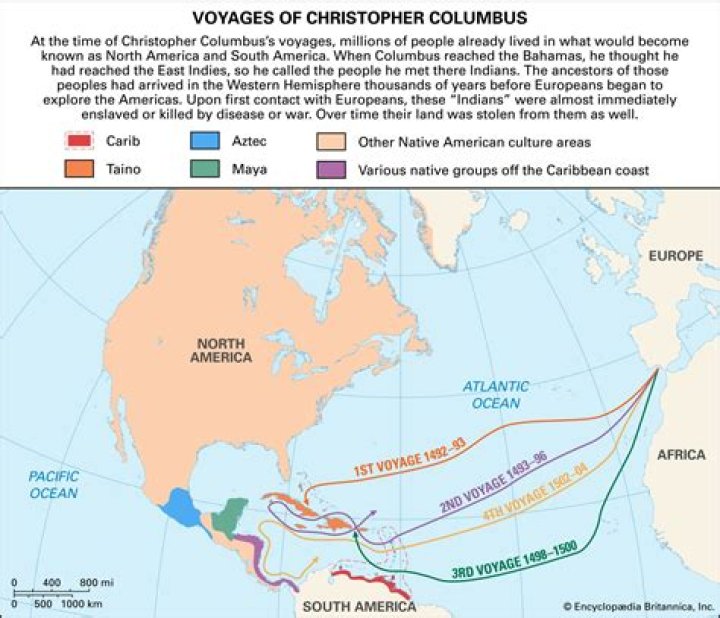 When did columbus arrive to america?