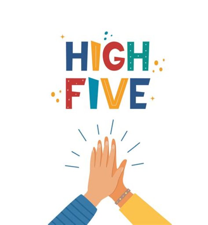 When did high fives start?
