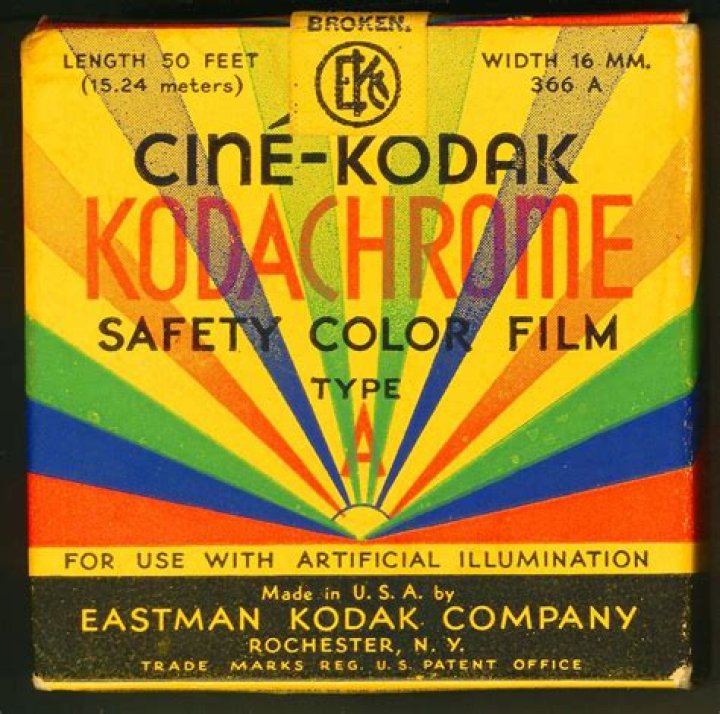 When did kodachrome stop developing film?