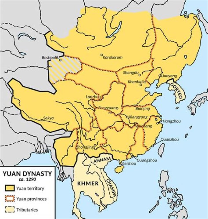 When did the yuan dynasty start?