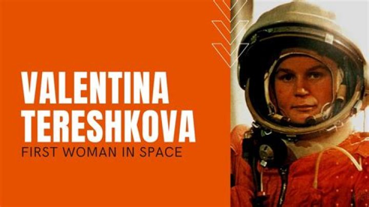 When did valentina tereshkova go to space?