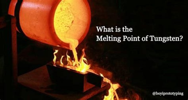When does tungsten melt?