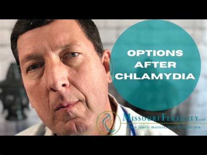 When does untreated chlamydia cause infertility?