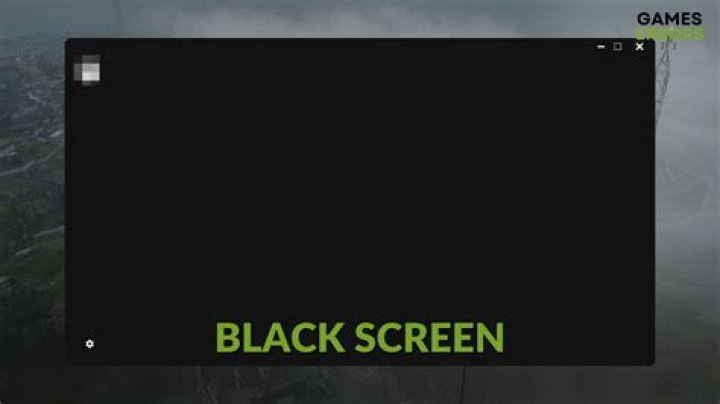 When gaming screen goes black?