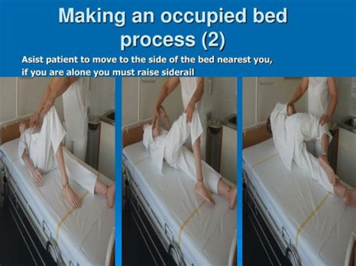 When making an occupied bed?