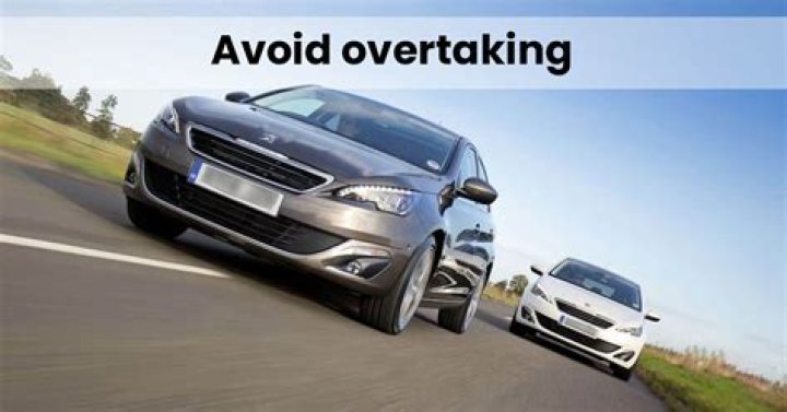 When should u avoid overtaking?