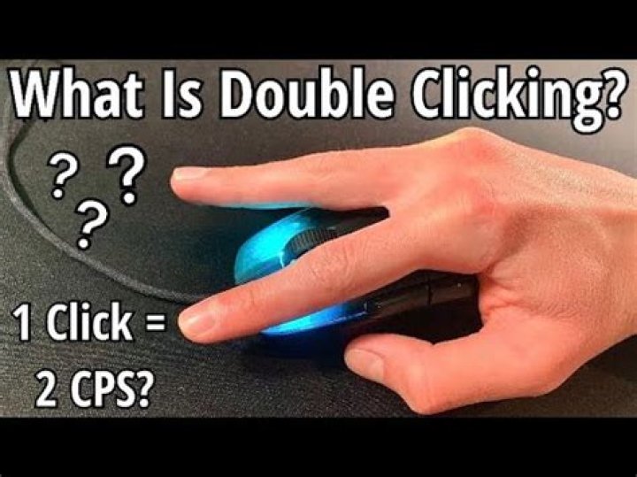 When to click or double click?