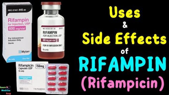 When to take rifampicin?
