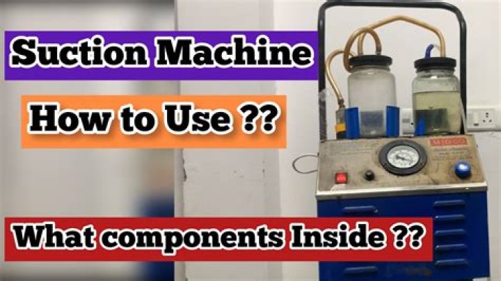 When to use suction machine?