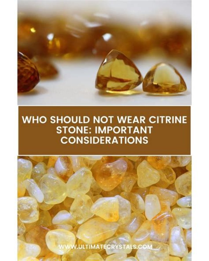 When to wear citrine stone?