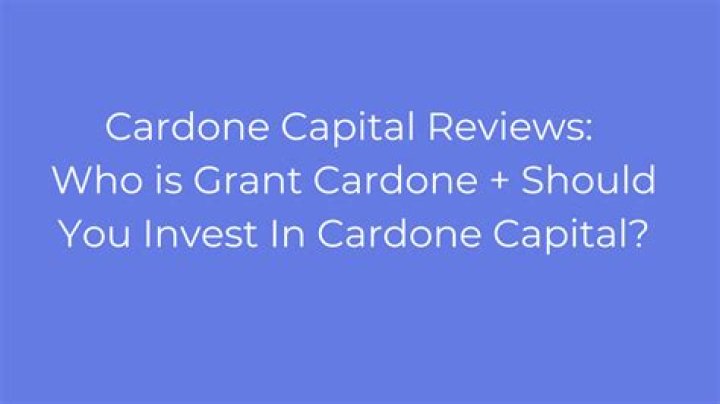 When was cardone capital founded?