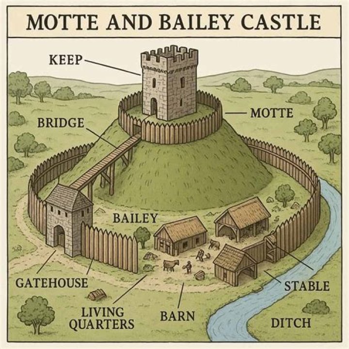When was motte and bailey?