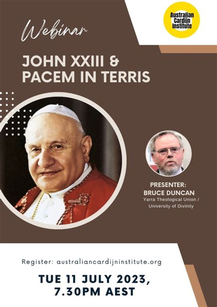 When was pacem in terris written?