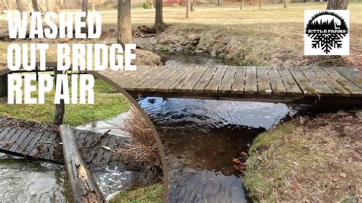 When was pooley bridge washed away?