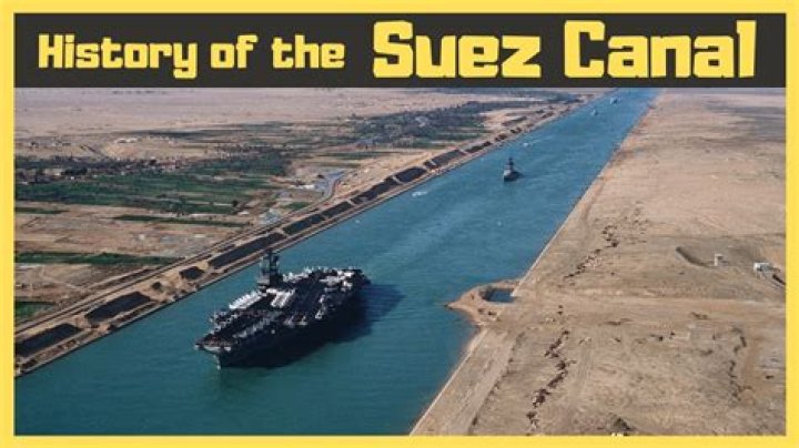 When was suez canal built and by whom?