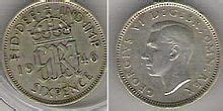 When was the sixpence taken out of circulation?
