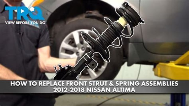 Where are struts located on a truck?