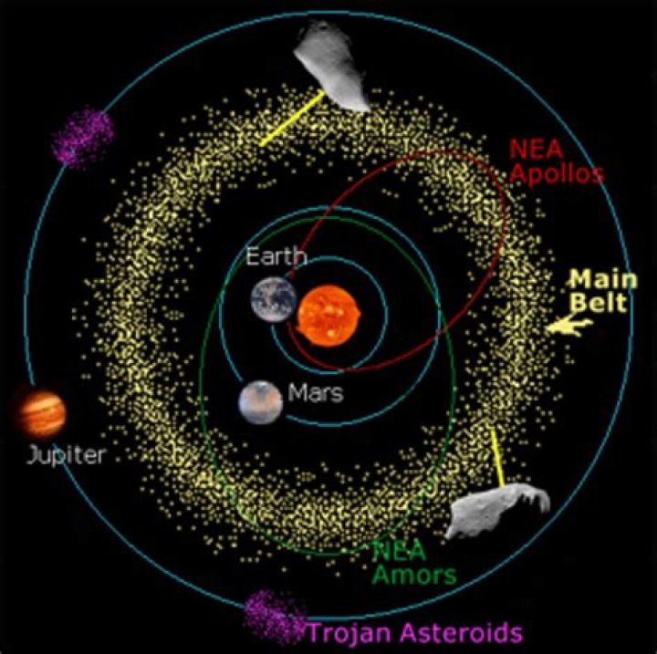 Where do asteroids orbit?