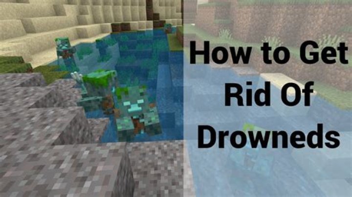 Where do drowned spawn in minecraft?