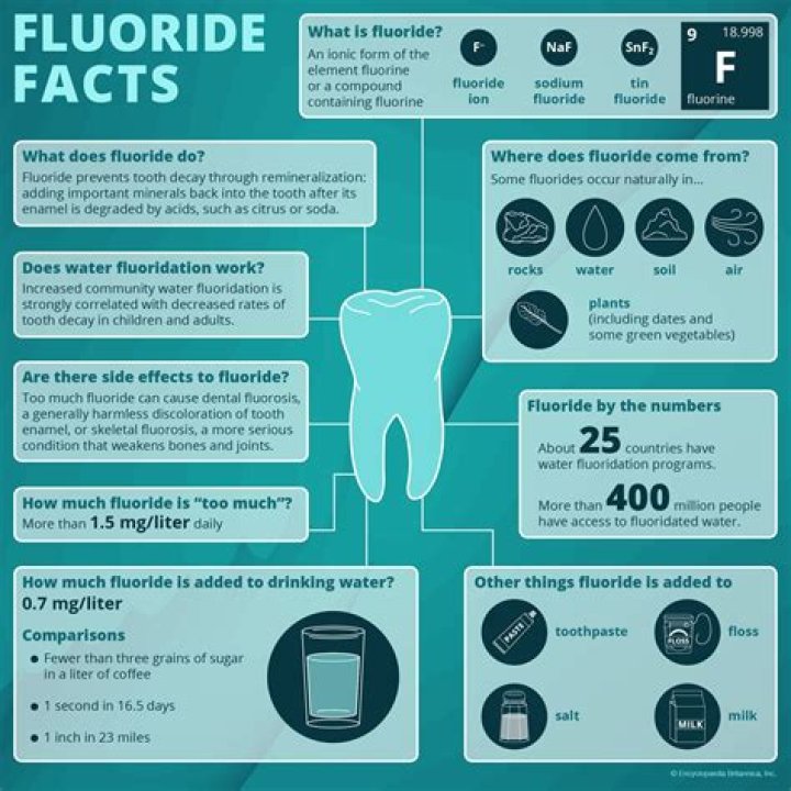 Where fluoride is found?