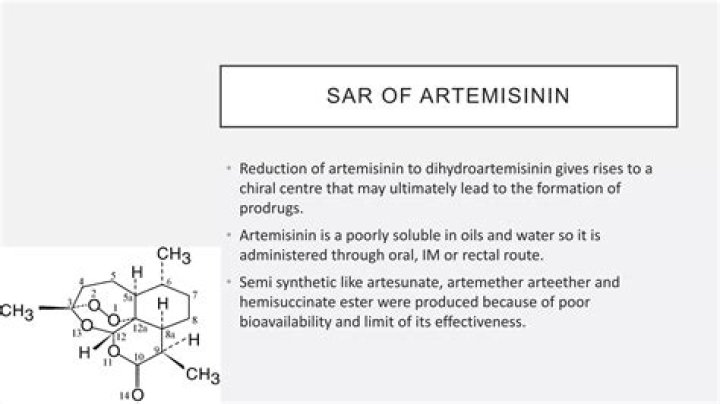 Where is artemisinin produced?