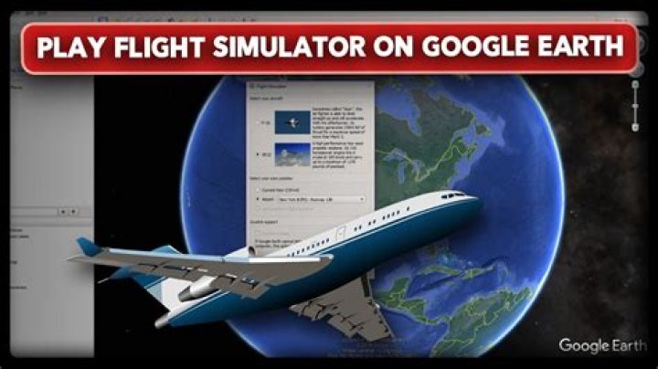 Where is flight simulator on google earth?