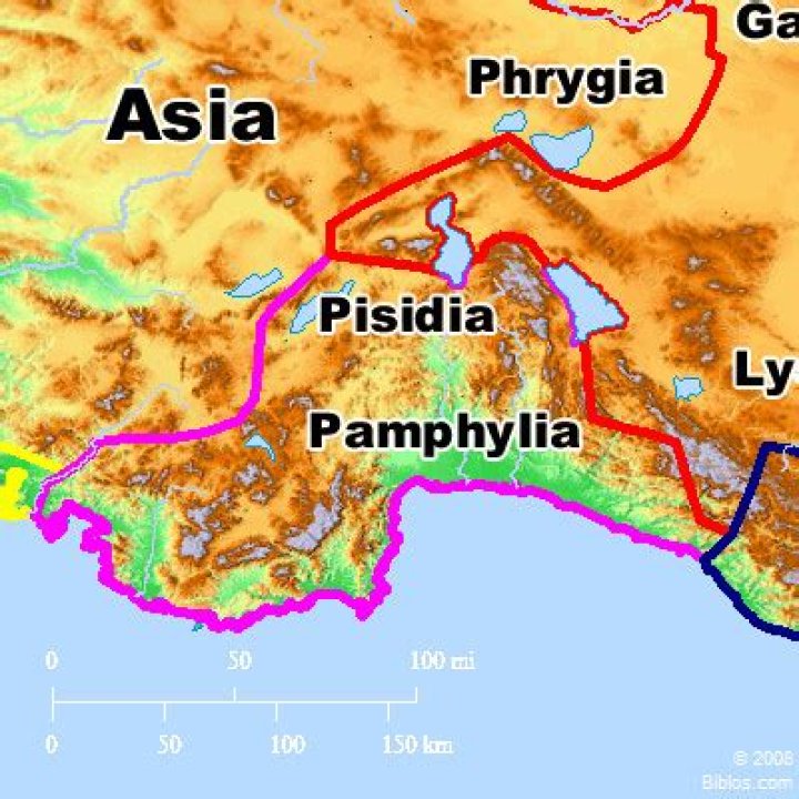 Where is pisidian antioch located?