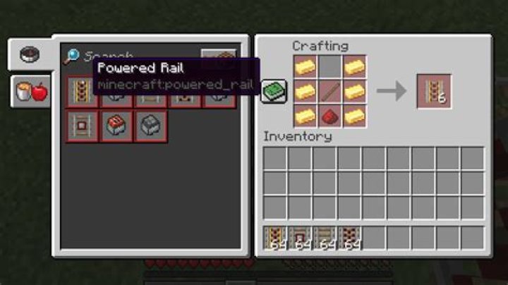 Where to put powered rails minecraft?