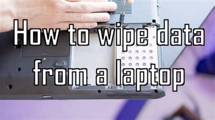 Where to wipe laptop?