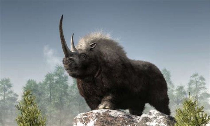 Where woolly rhino lived?