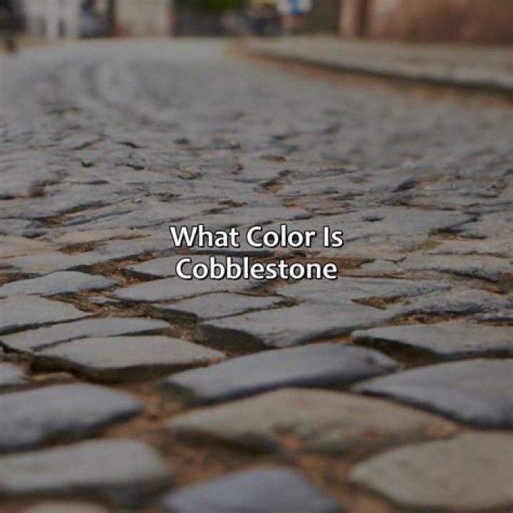 Which color is cobblestone?