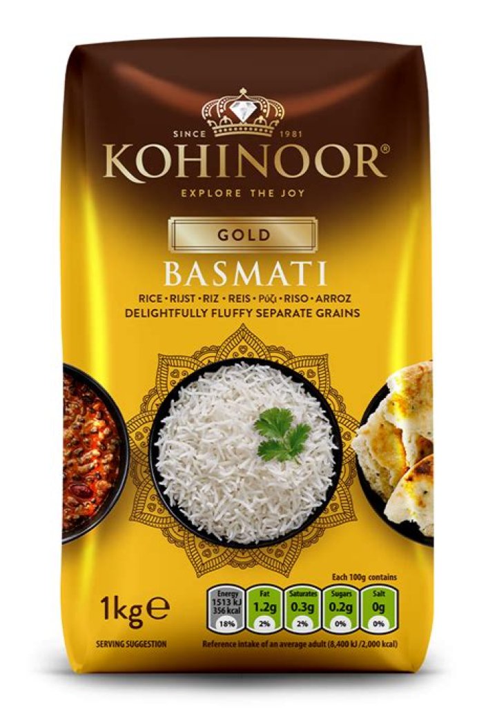Which country is kohinoor rice from?