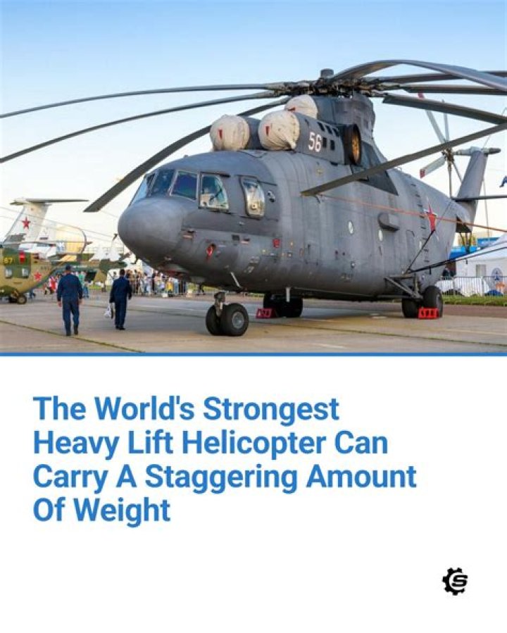 Which helicopter can lift the most weight?