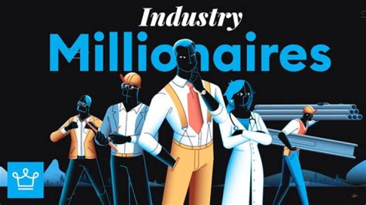 Which industry makes the most millionaires?