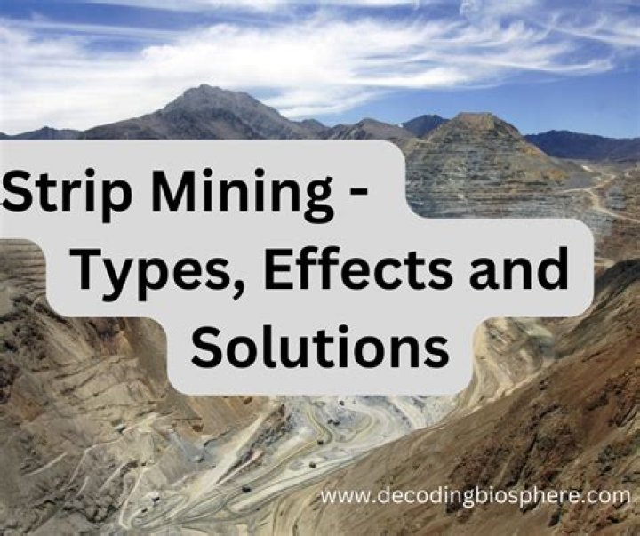 Which is strip mining?