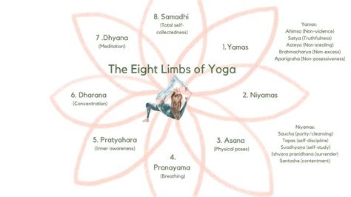 Which is the eight limbs of ashtanga yoga?