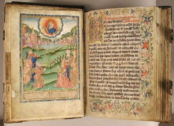 Which of the following characteristics is unique to ottonian manuscripts?