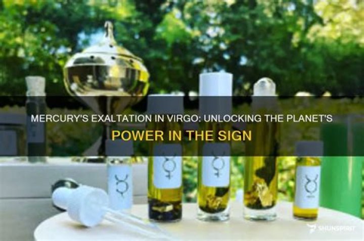 Which planet is exalted in virgo?