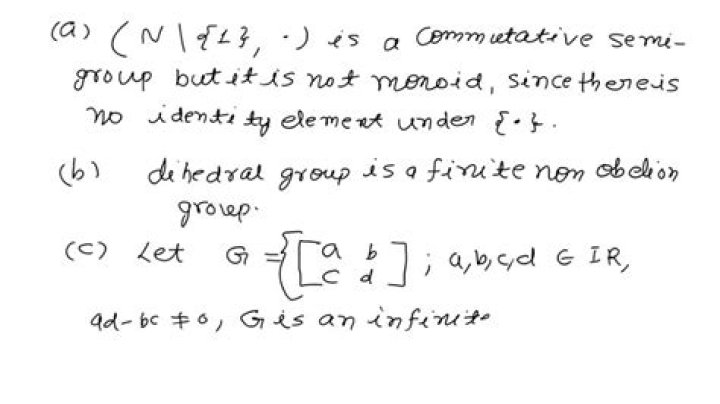 Which properties can be held by a semigroup?