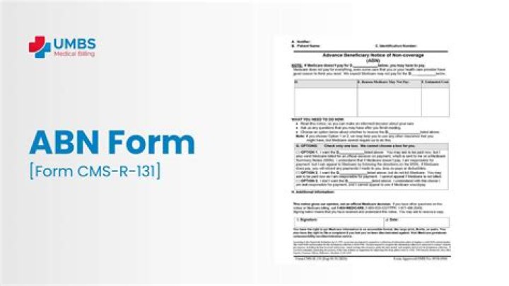 Which providers use abn form?